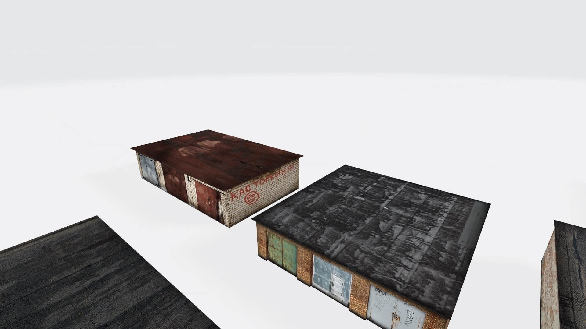 old Garage Pack 3D Model