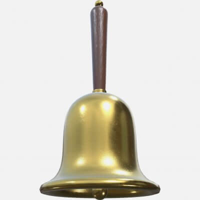 Gold Hand Bell