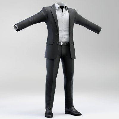 Men Suit 3D Model