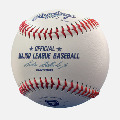 Baseball Ball 3D Model