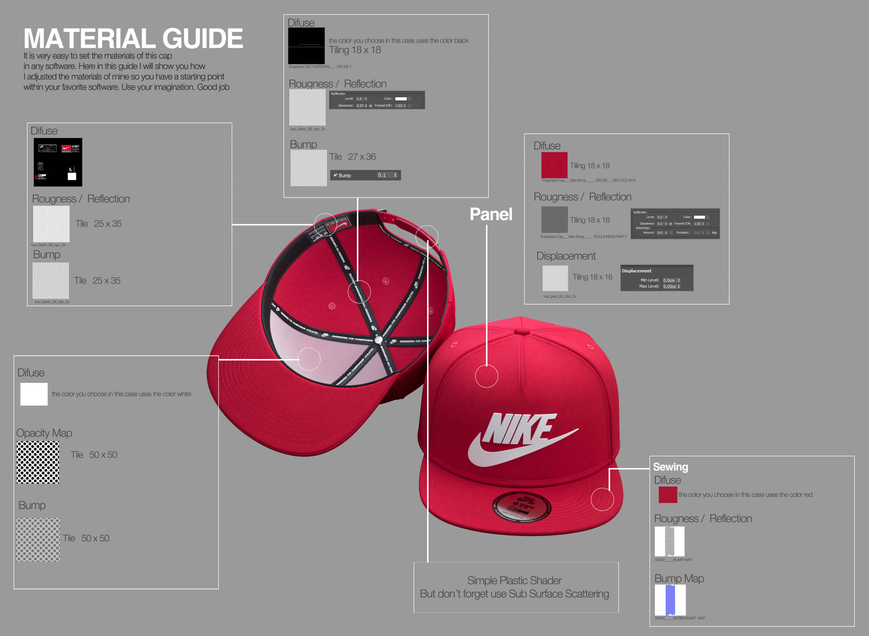 Baseball Hat 3D Model