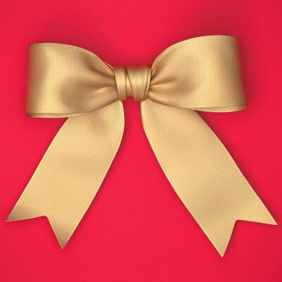 Gift Bow Golden 3D Model