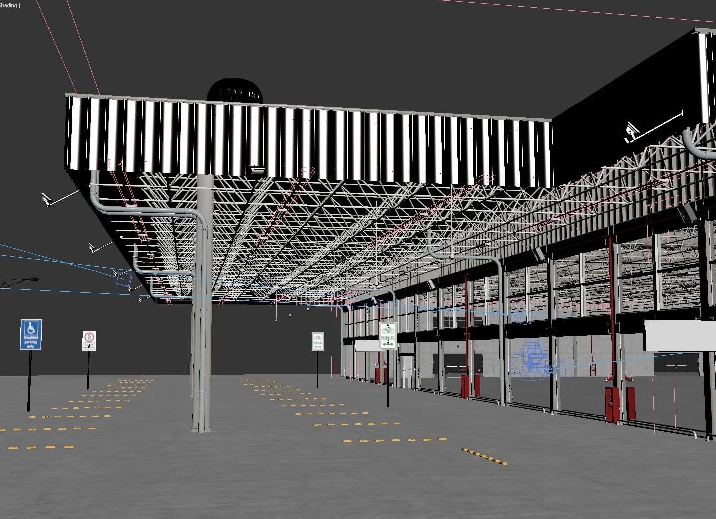 Warehouse 3D Model