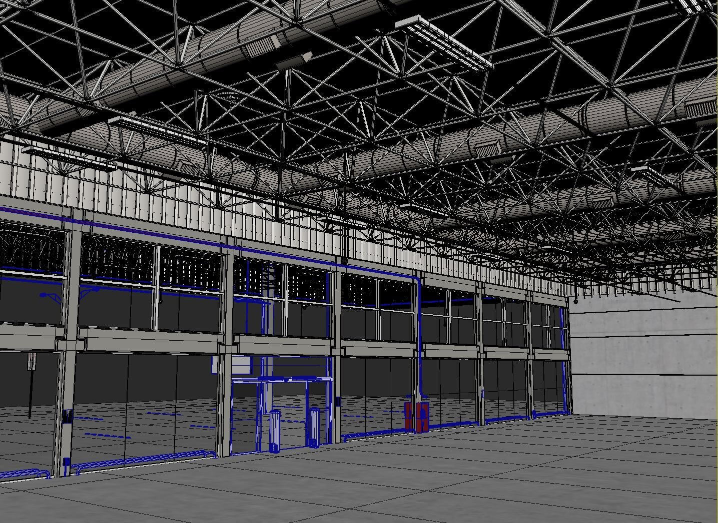 Warehouse 3D Model