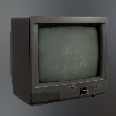 90s TV 3D Model