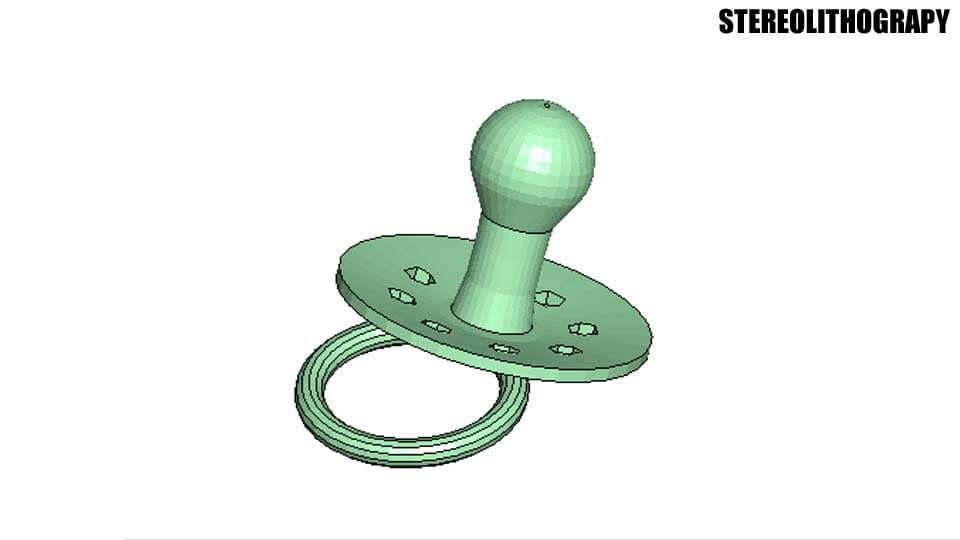 Baby Pacifier 3D Model