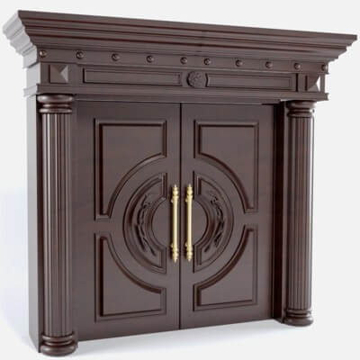 Double Door 01 3D Model