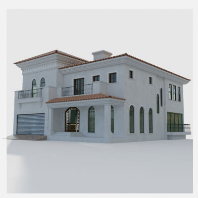 House Castle 3D Model