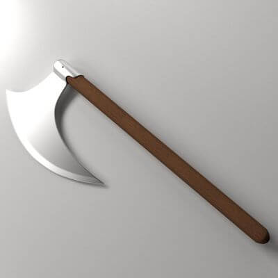 Sickle Axe 3D Model