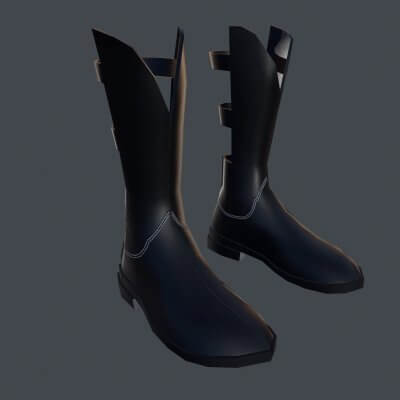 Female Boots 3D Model