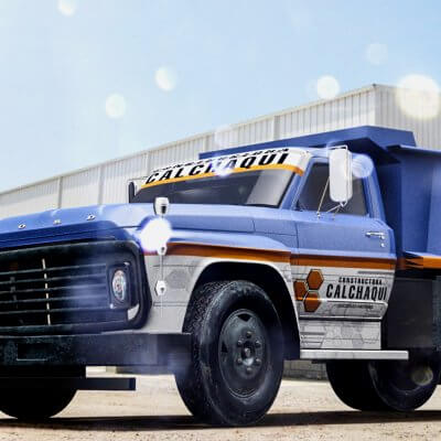 Ford Truck F600 3D Model