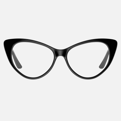 Cat Eye Glasses 3D Model