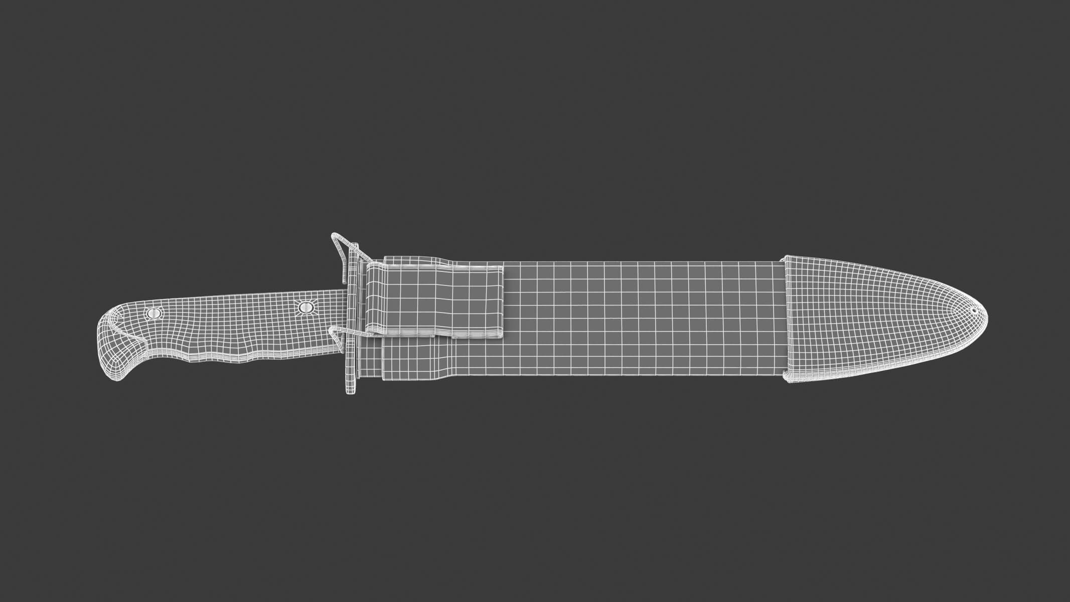 Bolo Knife 3D Model