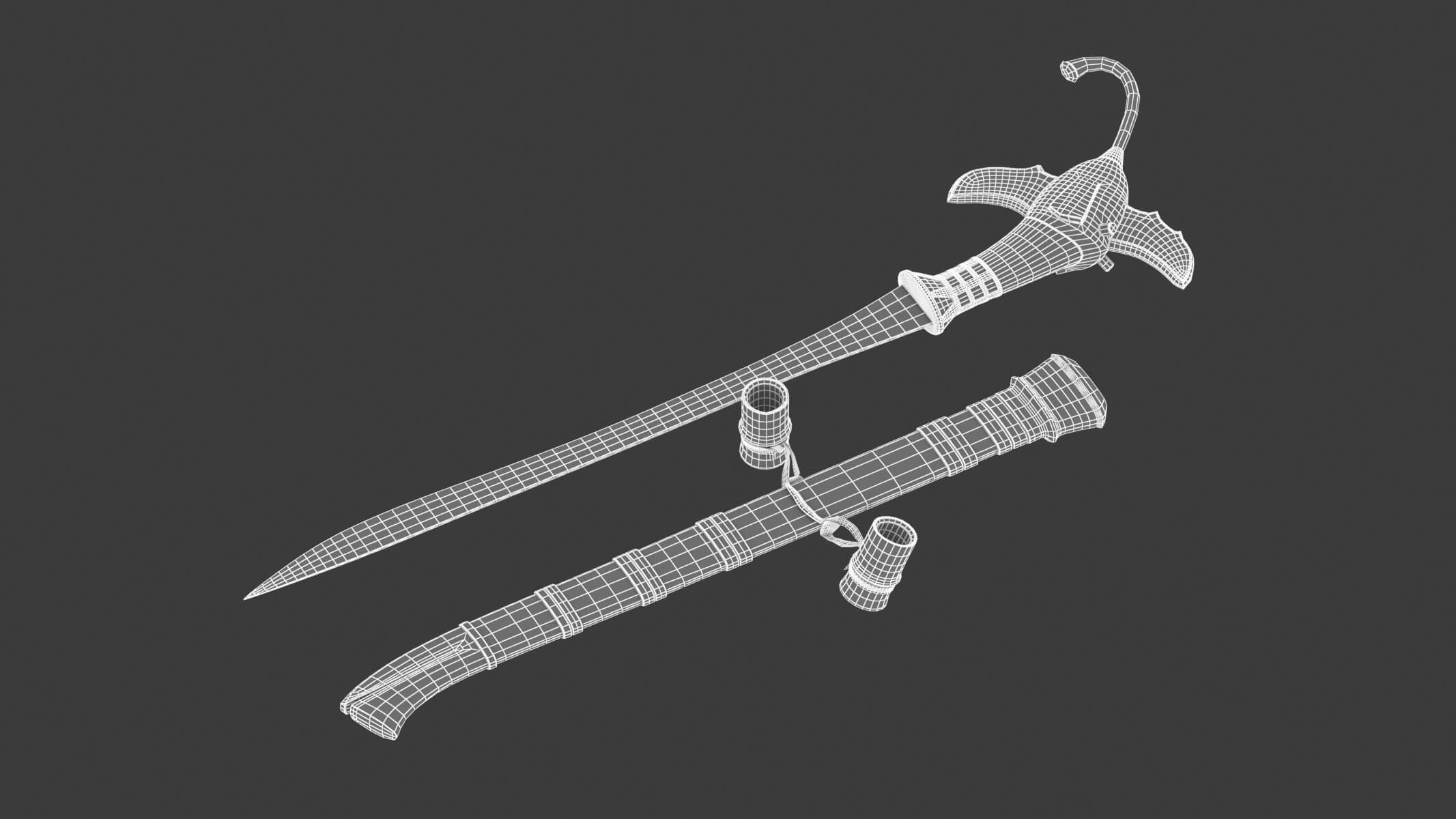 Gari Sword 3D Model