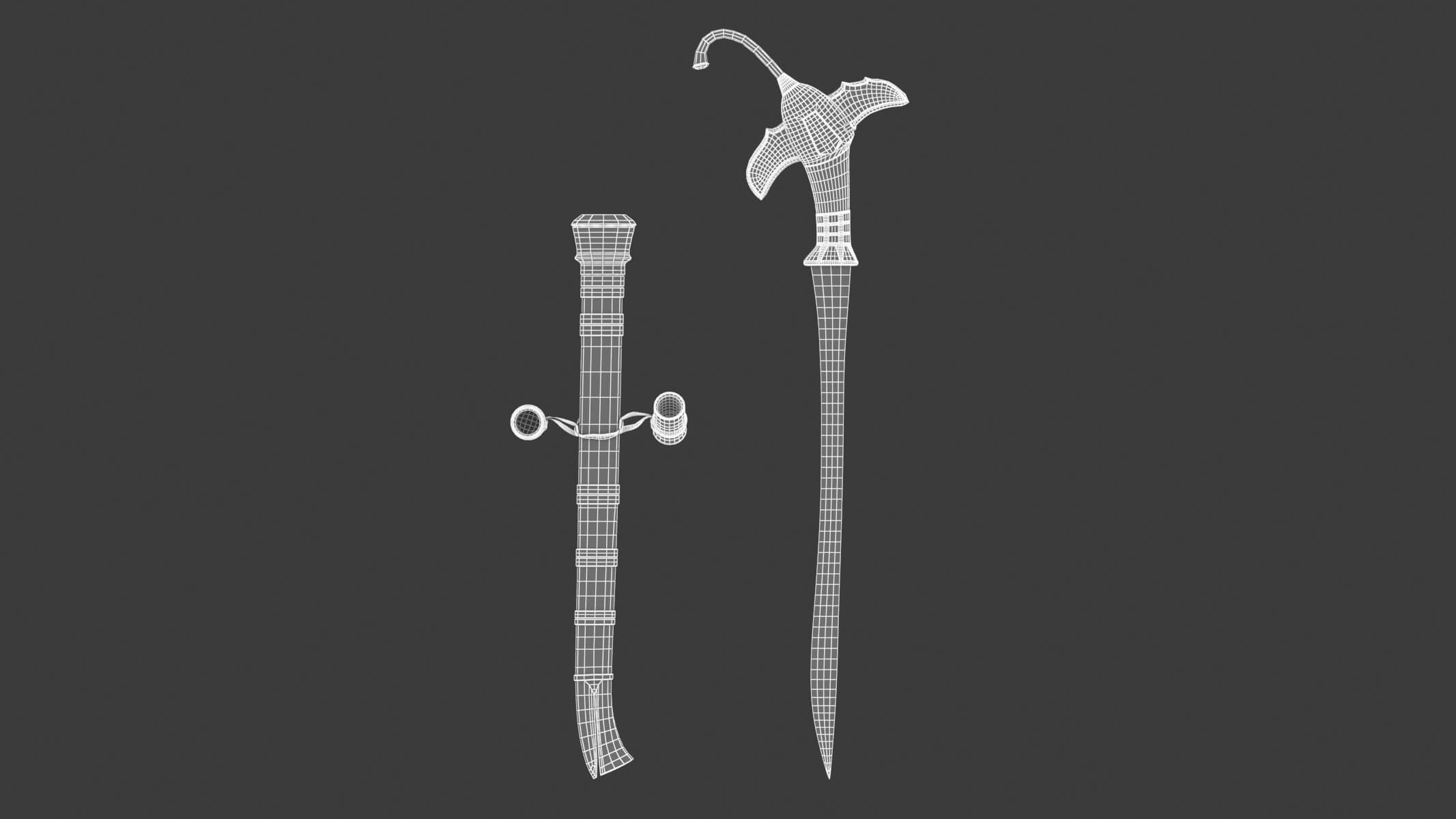 Gari Sword 3D Model