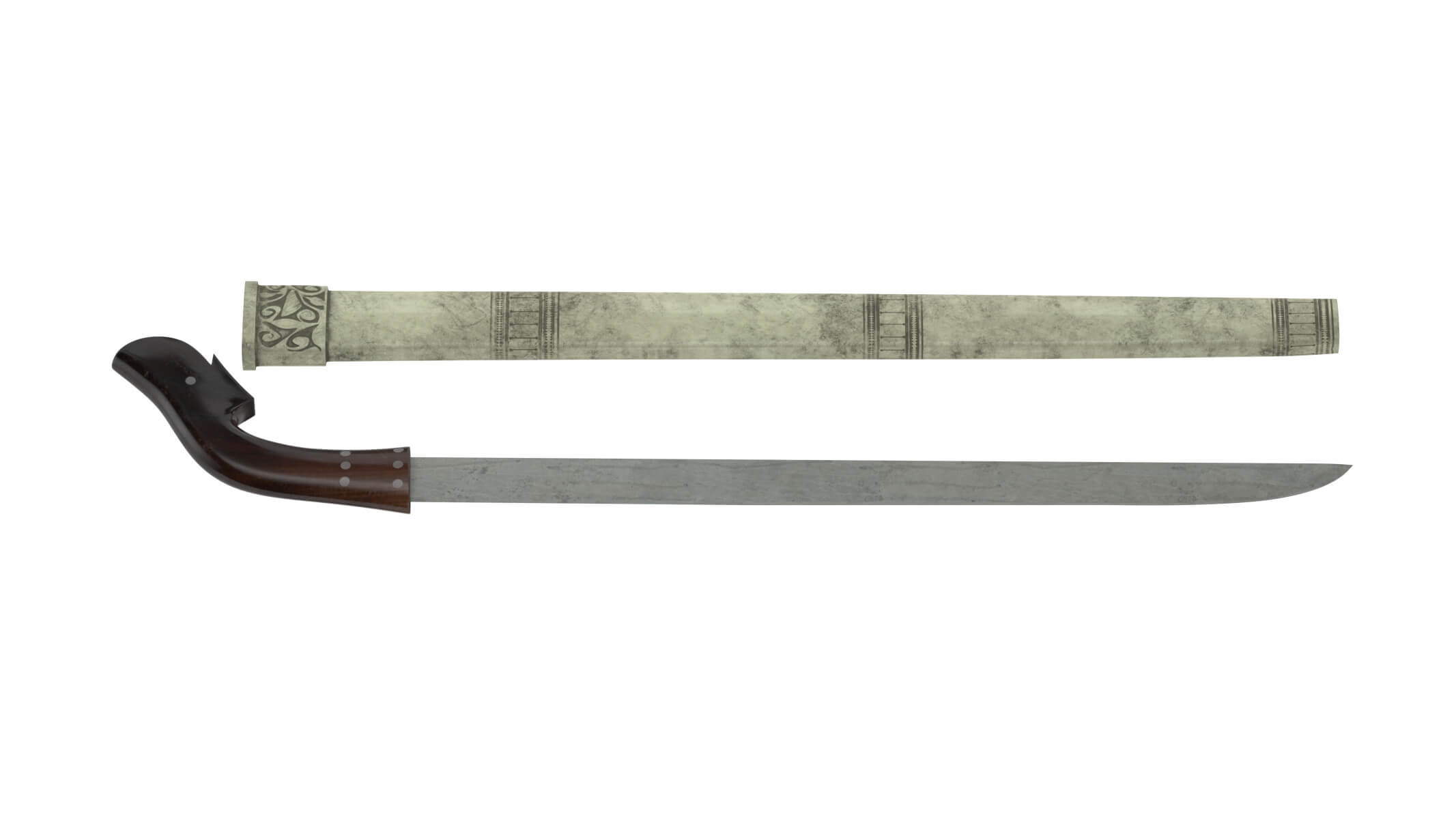 Luwuk Sword 3D Model