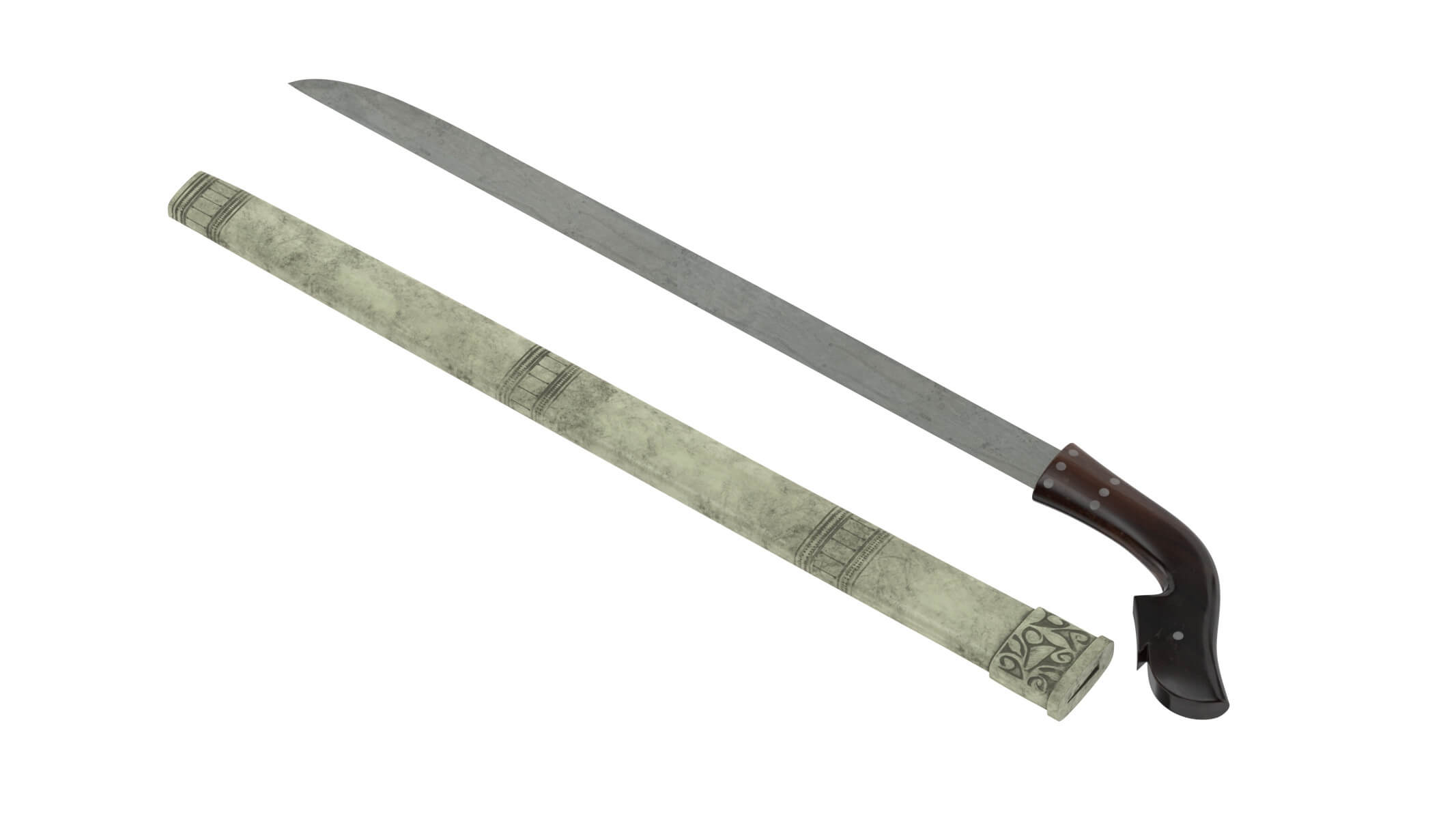 Luwuk Sword 3D Model