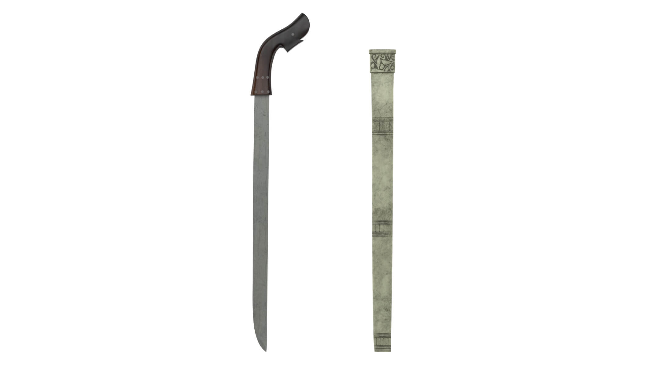 Luwuk Sword 3D Model