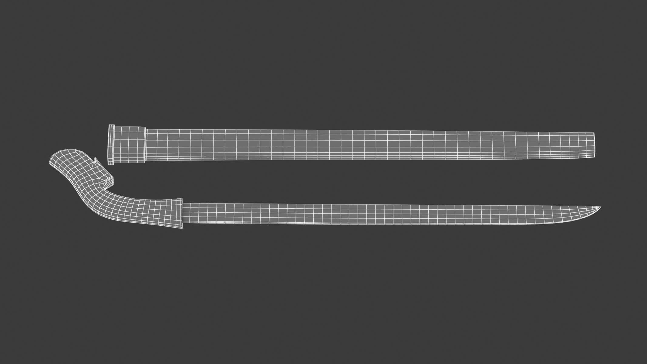 Luwuk Sword 3D Model