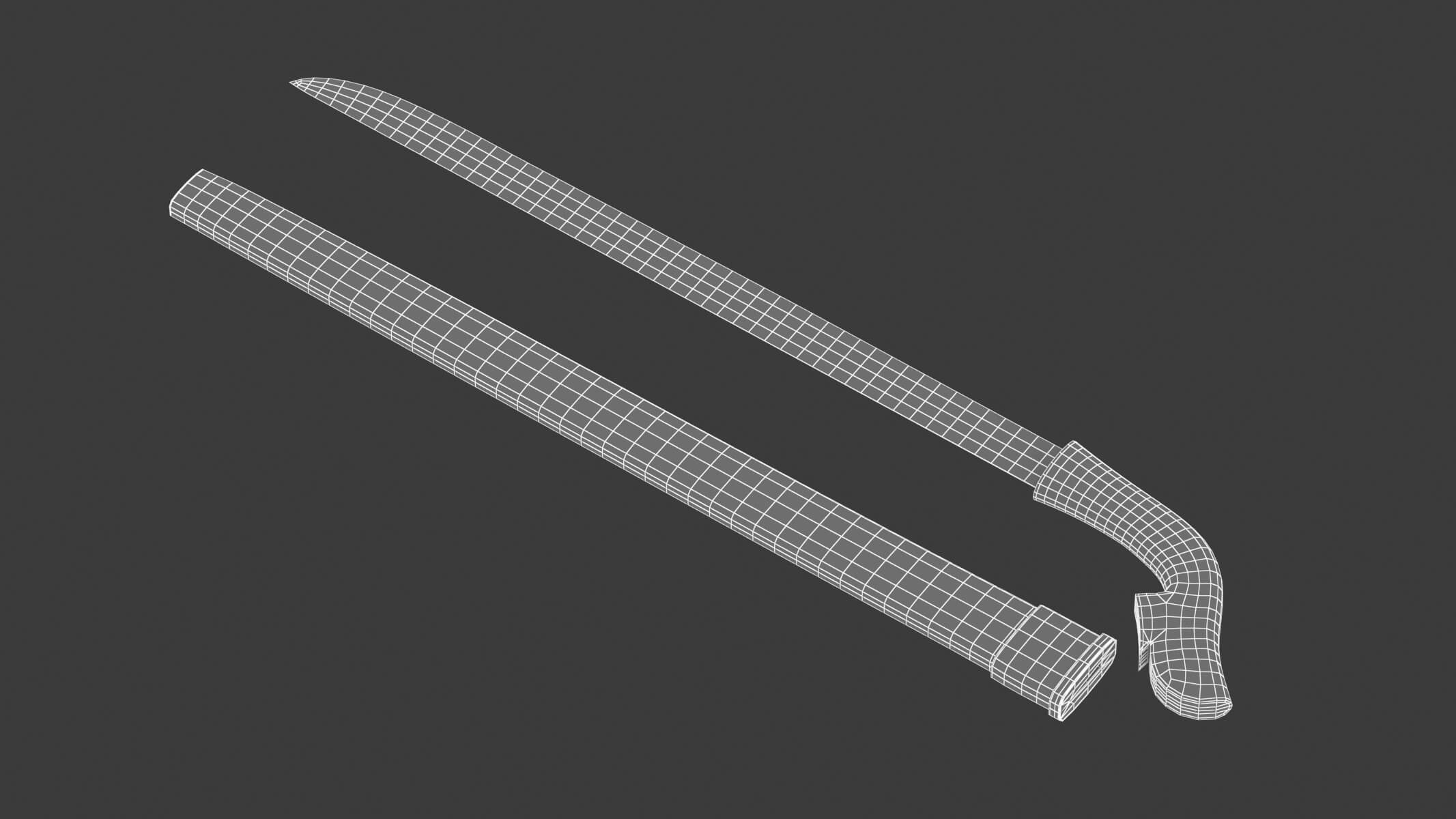 Luwuk Sword 3D Model