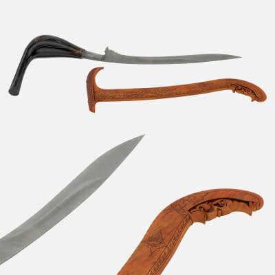 Rencong Dagger 3D Model