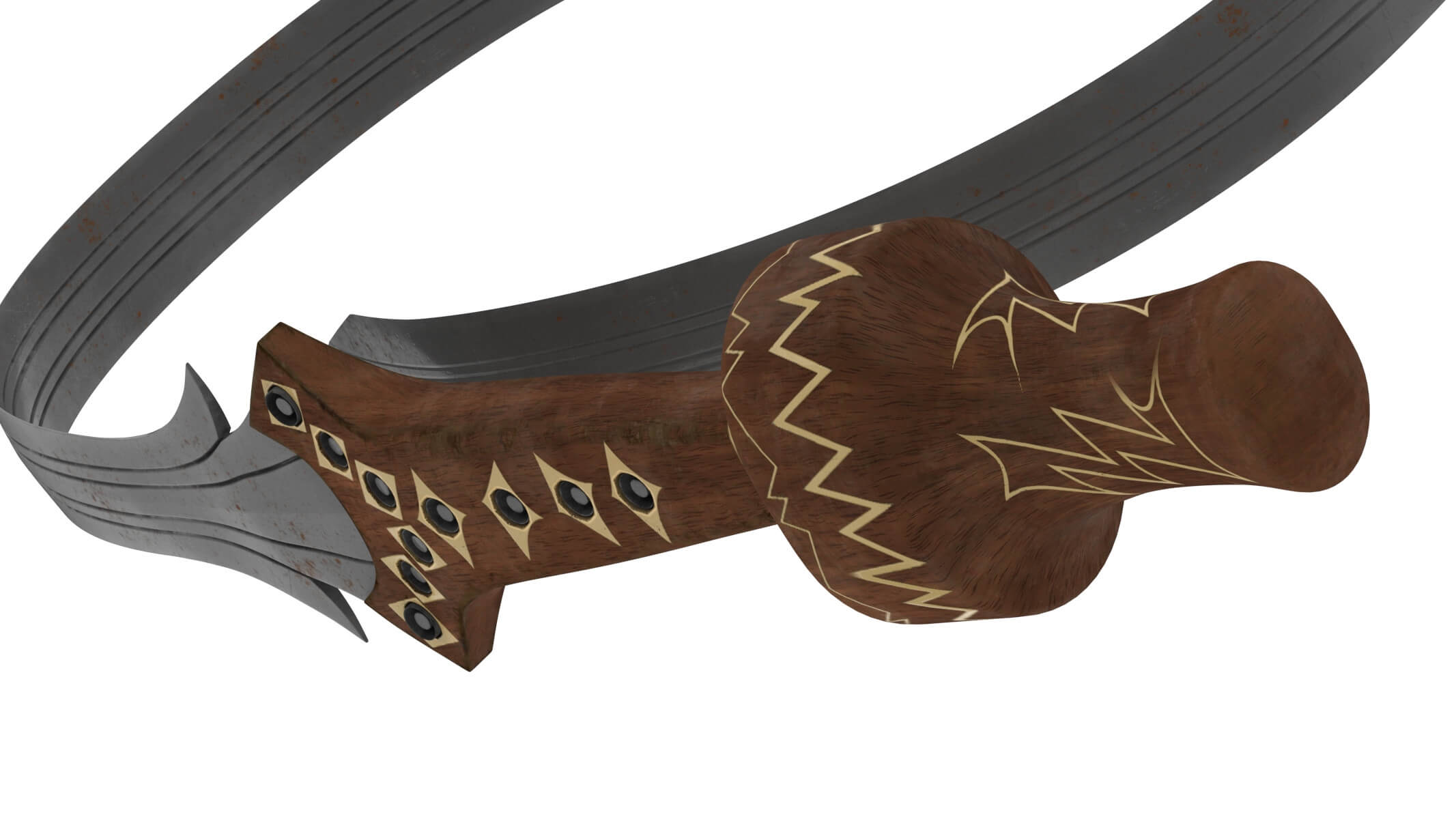 Urumi Sword 3D Model