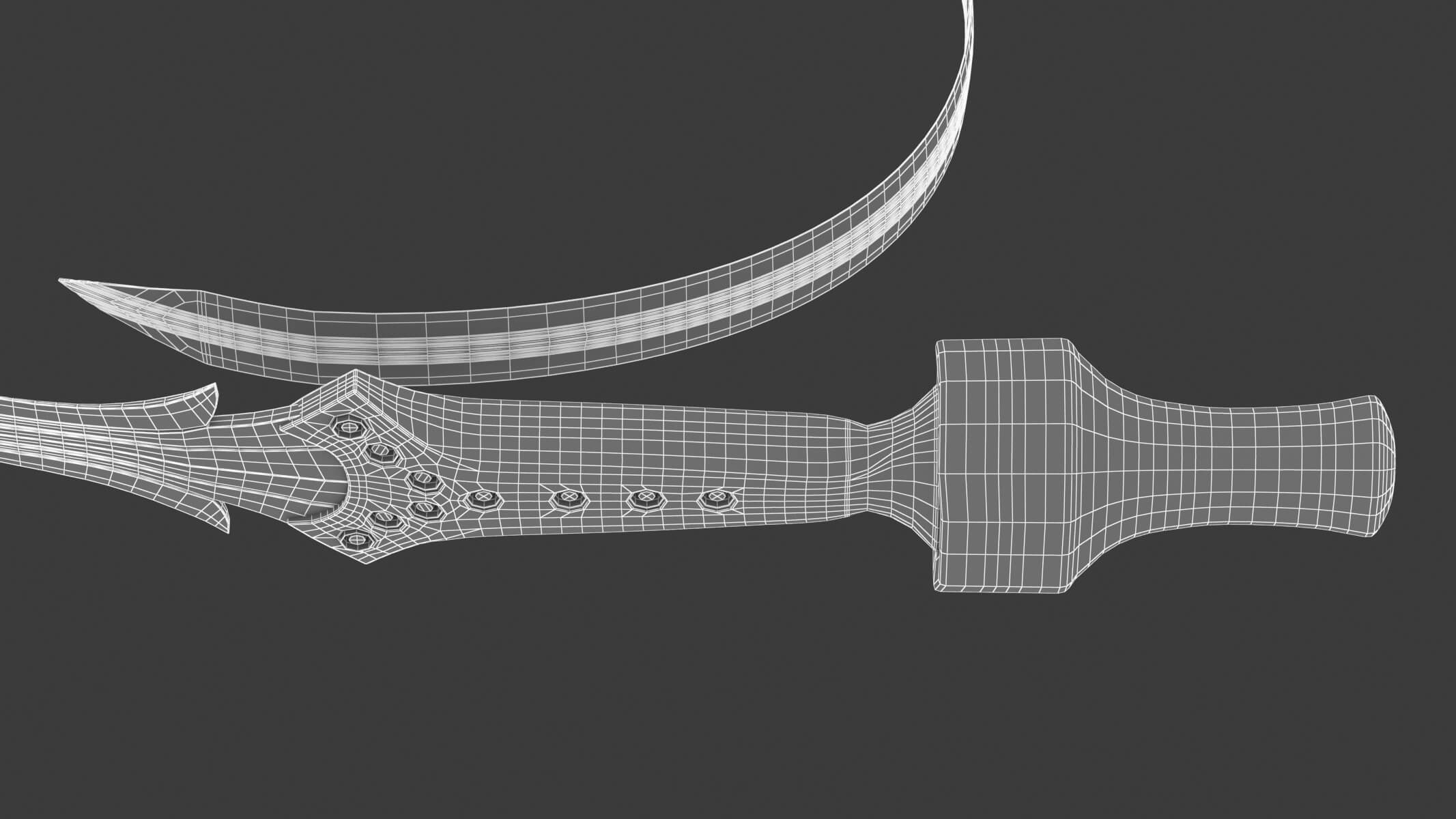 Urumi Sword 3D Model