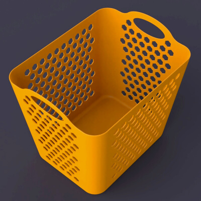 Printable Basket 3D Model