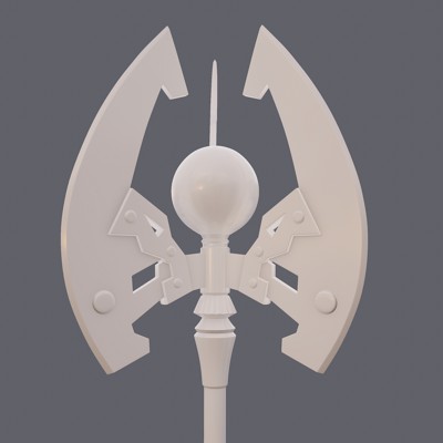 Orb Battle Axe 3D Model