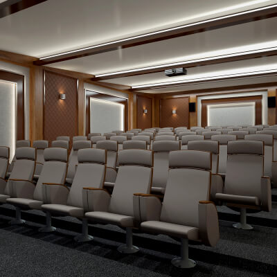 Cinema Hall 01 3D Model