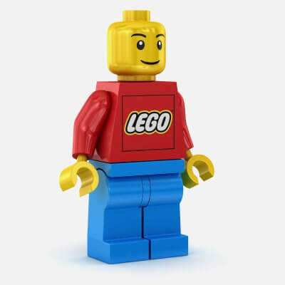 Lego Man 3D Model