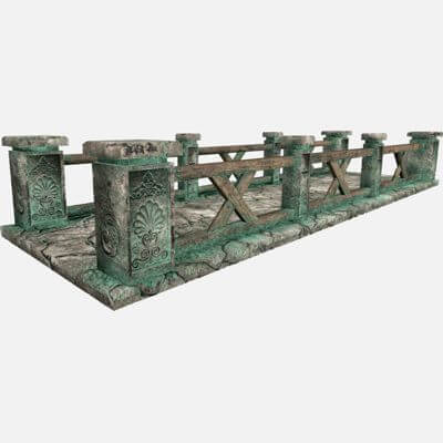 Stone Bridge 3D Model