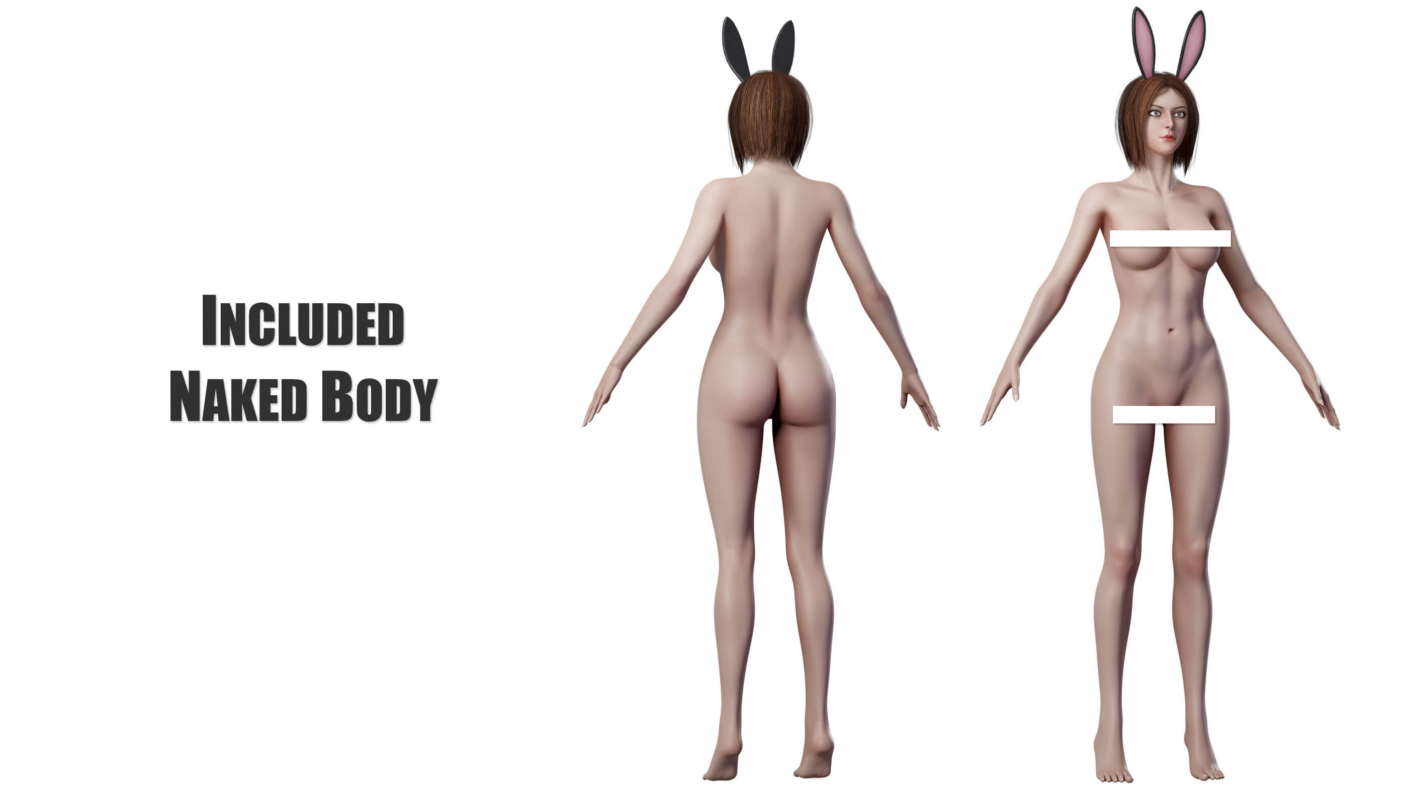 Bunny Girl 3D Model