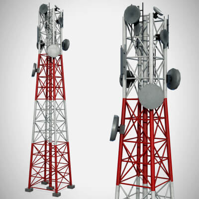 Signal Tower 3D Model