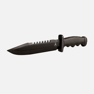 Combat Knife 3D Model