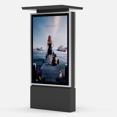 Electronic Kiosk 3D Model