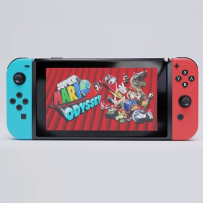 Nintendo Switch 3D Model