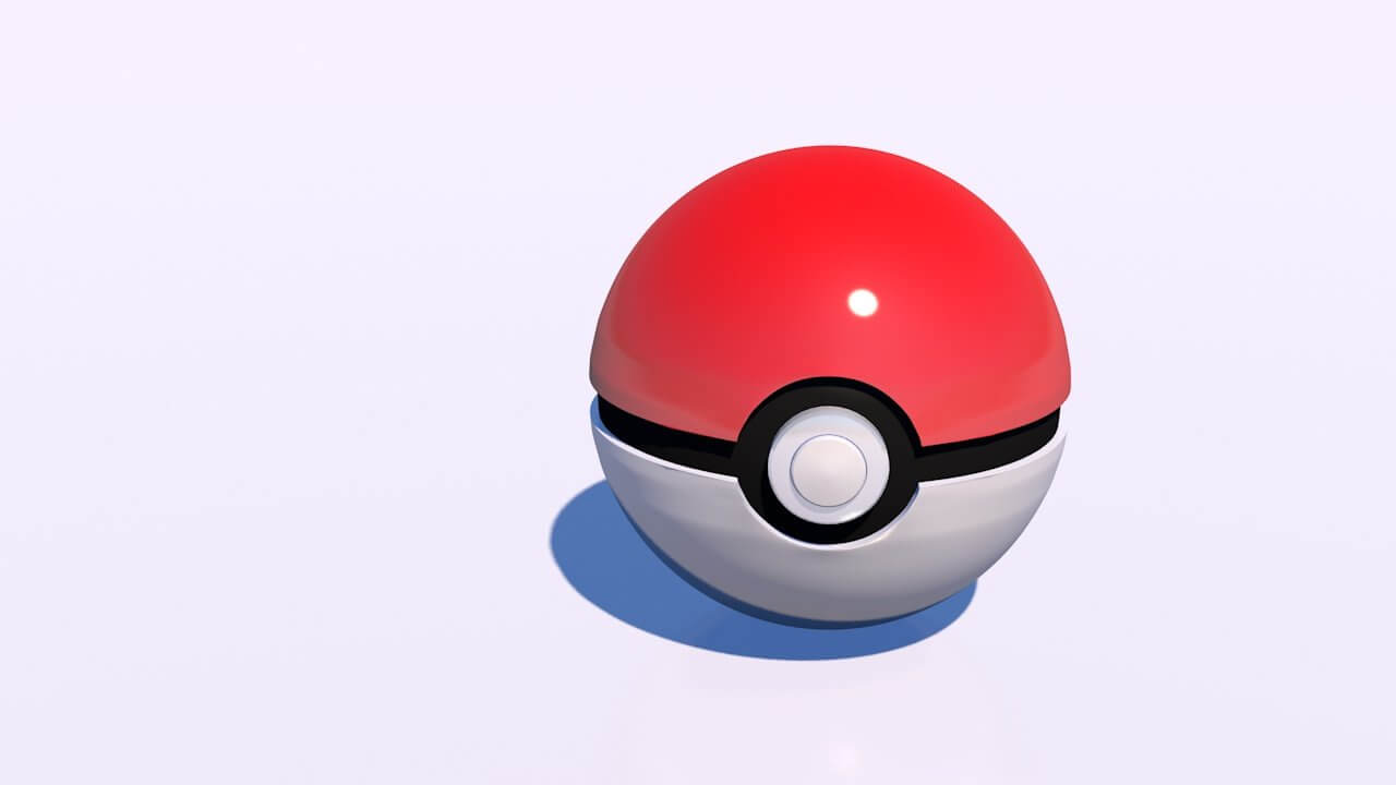 Pokeball 3D Model