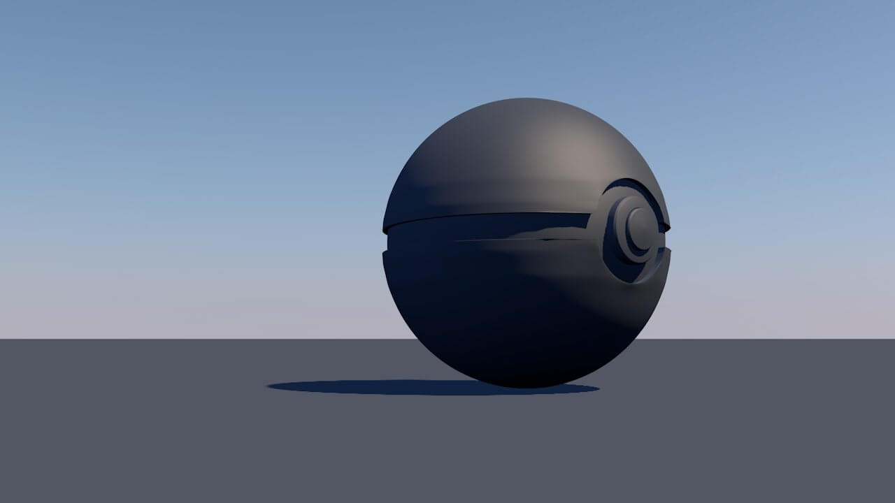 Pokeball 3D Model