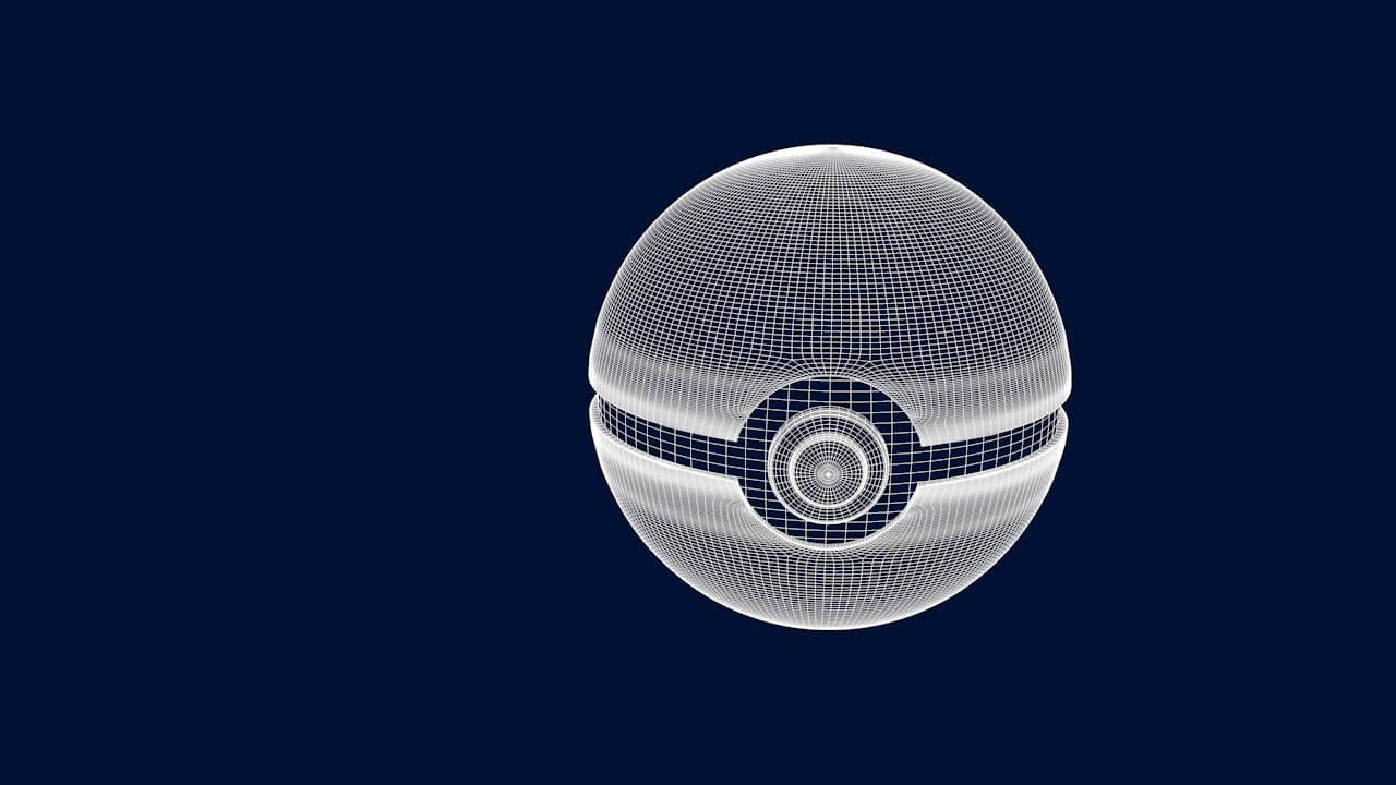 Pokeball 3D Model