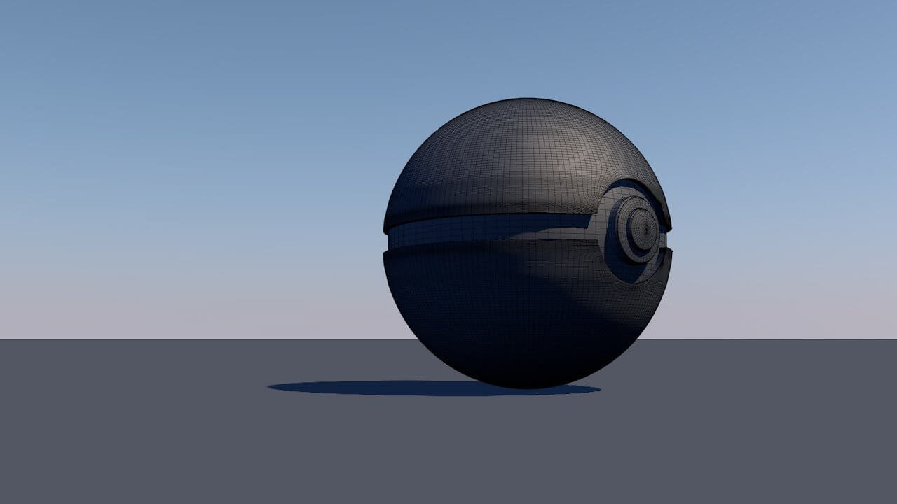 Pokeball 3D Model