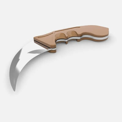 Cunia Ninja Knife 3D Model