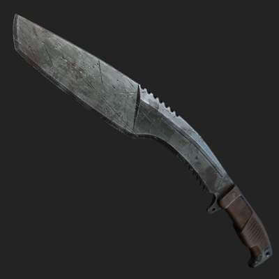 Kukri Knife 3D Model