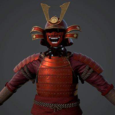 Samurai Armor 3D Model