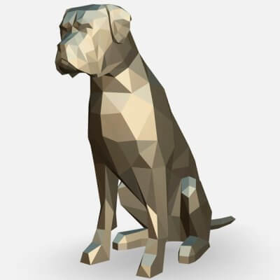 Low Poly Boxer