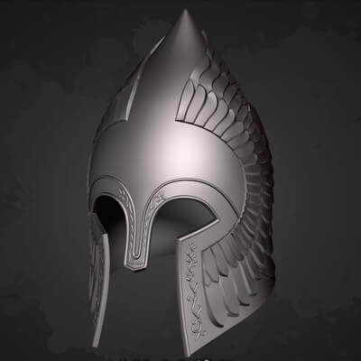 Gondor Helmet From The Lord of The Rings 3D Model