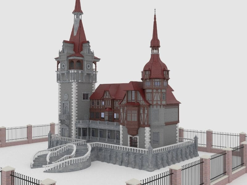 Castle 3D Model