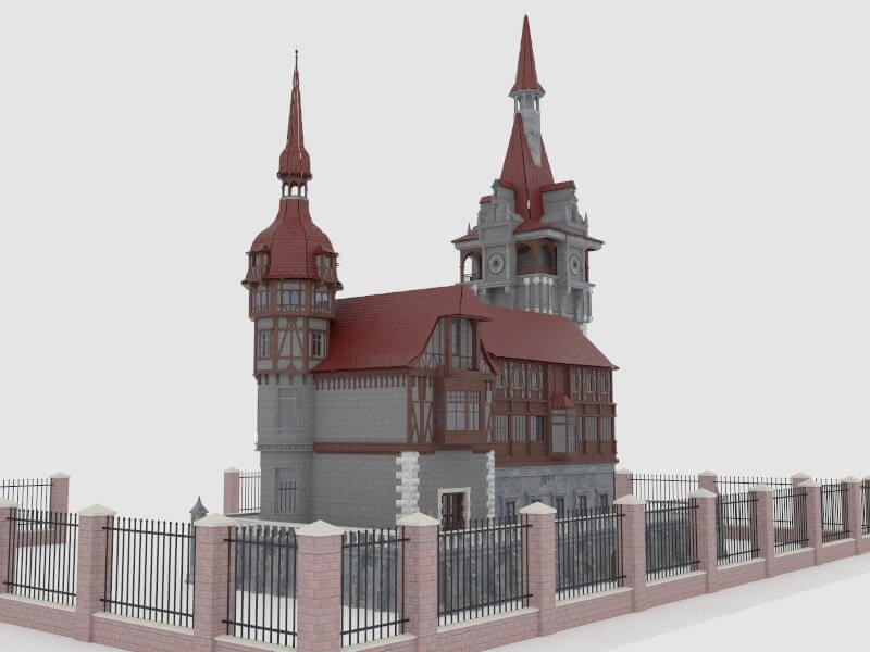 Castle 3D Model