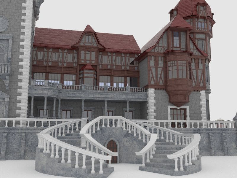 Castle 3D Model