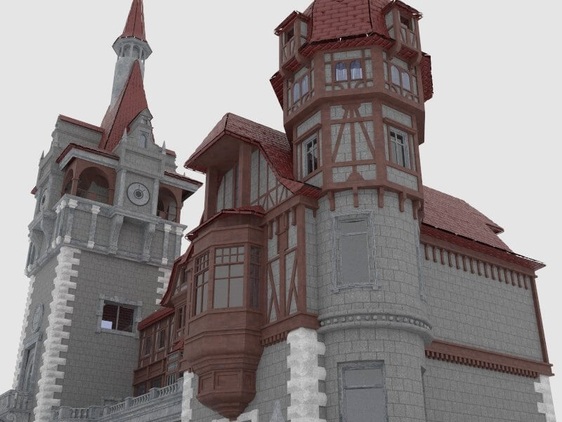 Castle 3D Model